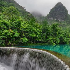 原始森林瀑布 (2)