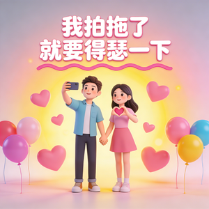 我拍拖了就要得瑟一下