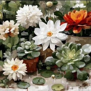 Wisteria falling light