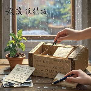 雨落旧信笺