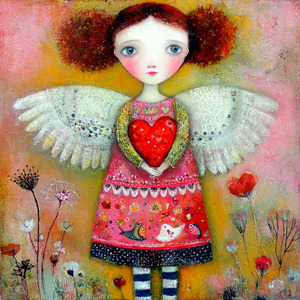 赤いハートのバレンタイン