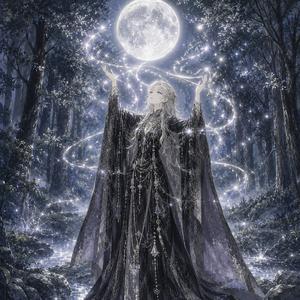 森の魔女と銀色の月 - The Witch of the Forest and Silver Moon
