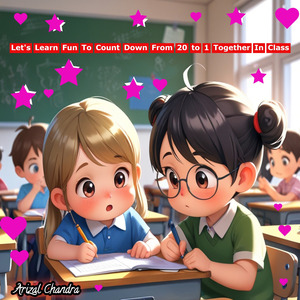 Let's Learn Fun To Count Down From 20 to 1 Together In Class