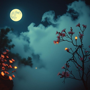 misty moon
