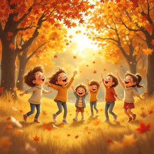 Blättertanz - Das Herbstlied für Kinder