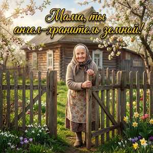Мама, ты ангел - хранитель земной!