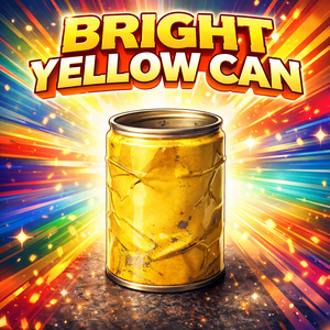 Bright Yellow Can