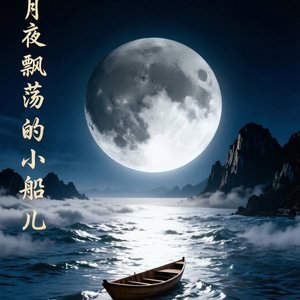 月夜飘荡的小船儿