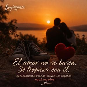 El amor no se busca.Se tropieza con el