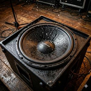 Schwitzen zu dem Bass