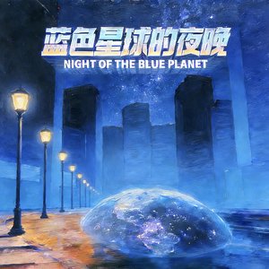 蓝色星球的夜晚