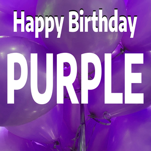 Happy Birthday Purple