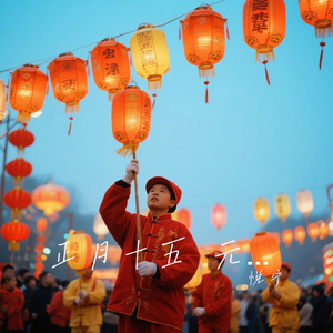 正月十五 元宵节 猜灯谜 闹花灯 吃汤圆
