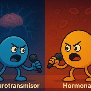Neurotransmisor vs hormona