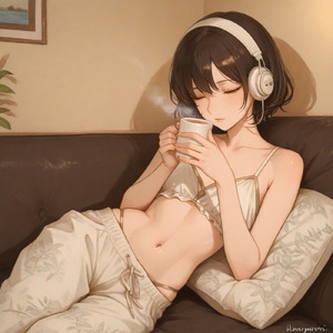 Relaxing Chillhop Piano with Ocean Waves