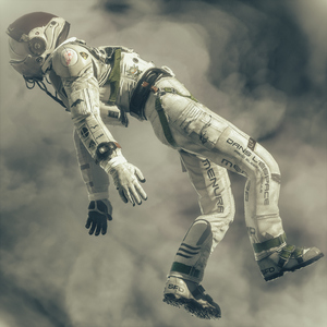 Dans l'espace