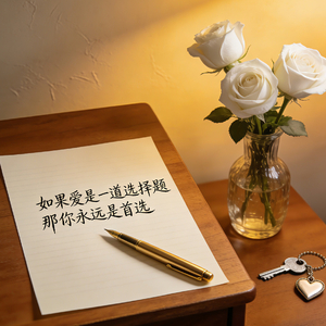 如果爱是一道选择题 那你永远是首选