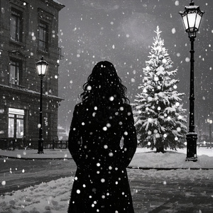 街の灯りが揺れて