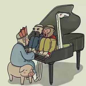 粉红的回忆 - 阿金音乐教学钢琴版五线谱和双手数字简谱示范曲