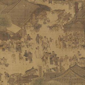 在宋朝的街道上行走