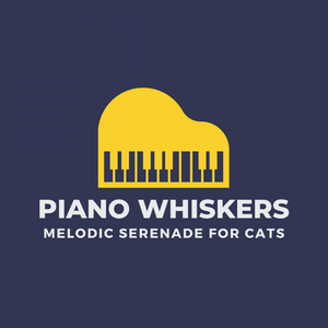 Elevated Whiskered Melodies: Ethereal Piano Grace