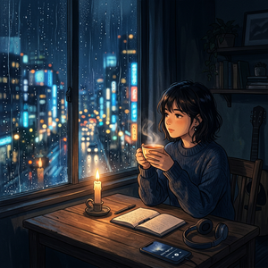 雨声会替我说晚安｜孤独感氛围音乐（无人声）