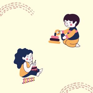 微妙的快乐的孩子心情