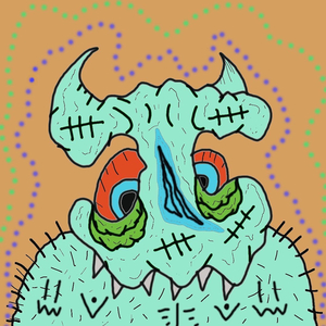 Red eye gorilla cake