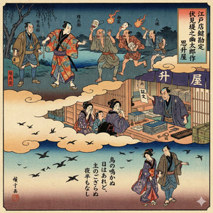 江戸店鍵勘定伏見堤之幽太郎作思升屋
