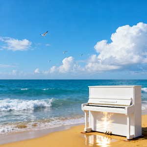 轻音乐（治愈）舒缓钢琴曲｜海风低唱