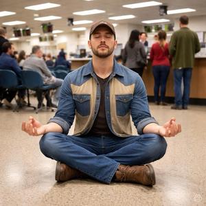 Meditatin' at the DMV