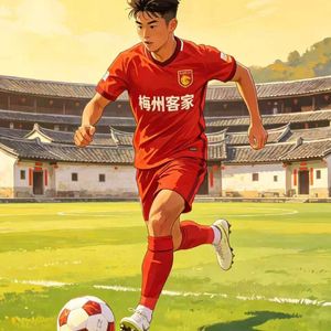 围龙脚下闯绿茵