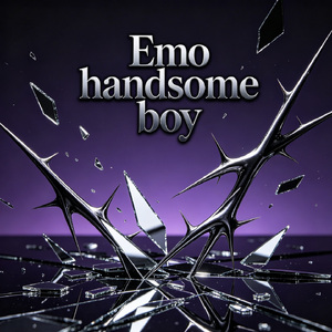 Emo handsome boy