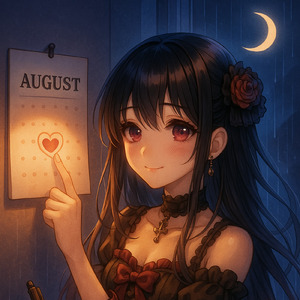 赤いカレンダー