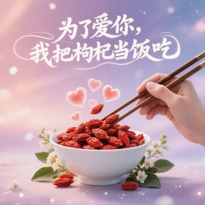 为了爱你，我把枸杞当饭吃