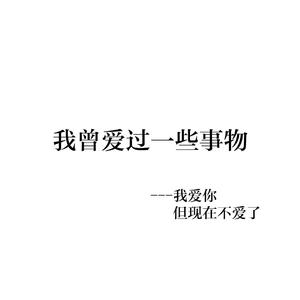 我曾爱过一些事物