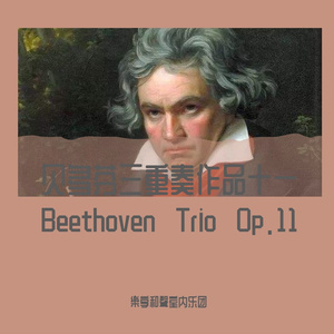 贝多芬钢琴三重奏 作品第11号 第二乐章 Op.11 II Adagio（翻自 András Schiff）