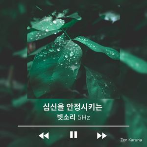 심신을 안정시키는 빗소리 5Hz