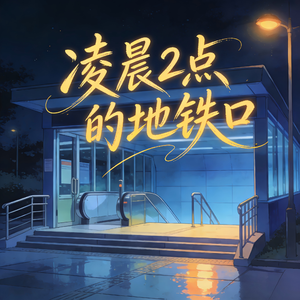 凌晨两点的地铁口
