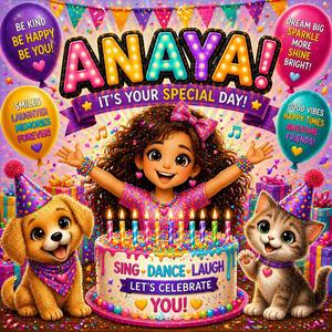 Happy Birthday Anaya