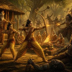 Ramayana | Bala Kanda: Sarga 30 - Yagya Raksha (The Guardian’s Vigil)