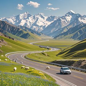 独库公路的诗行-紫墨