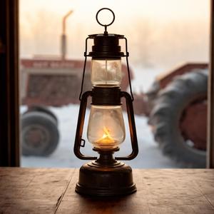 Old oil lamp