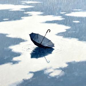 檐下雨