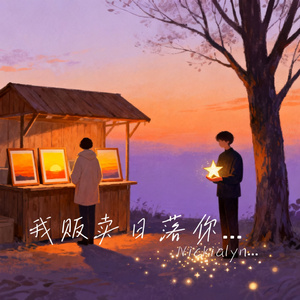 我贩卖日落你撒下星光