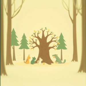 キツネと陽だまりの道