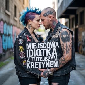 Miejscowa idiotka z tutejszym kretynem