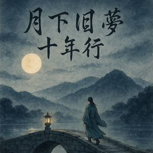 月下旧梦十年行