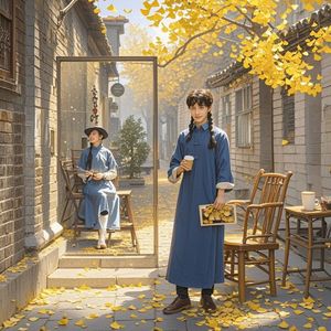 银杏街午后_曲凝悠