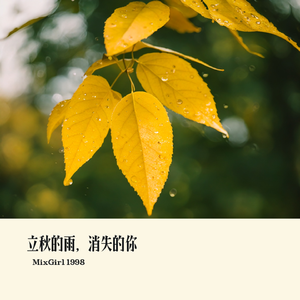 立秋的雨，消失的你